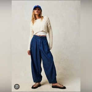 Free people Ridley pleated jeans